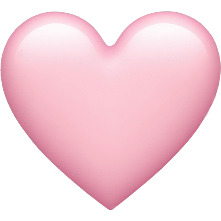 pastel pink heart emoji