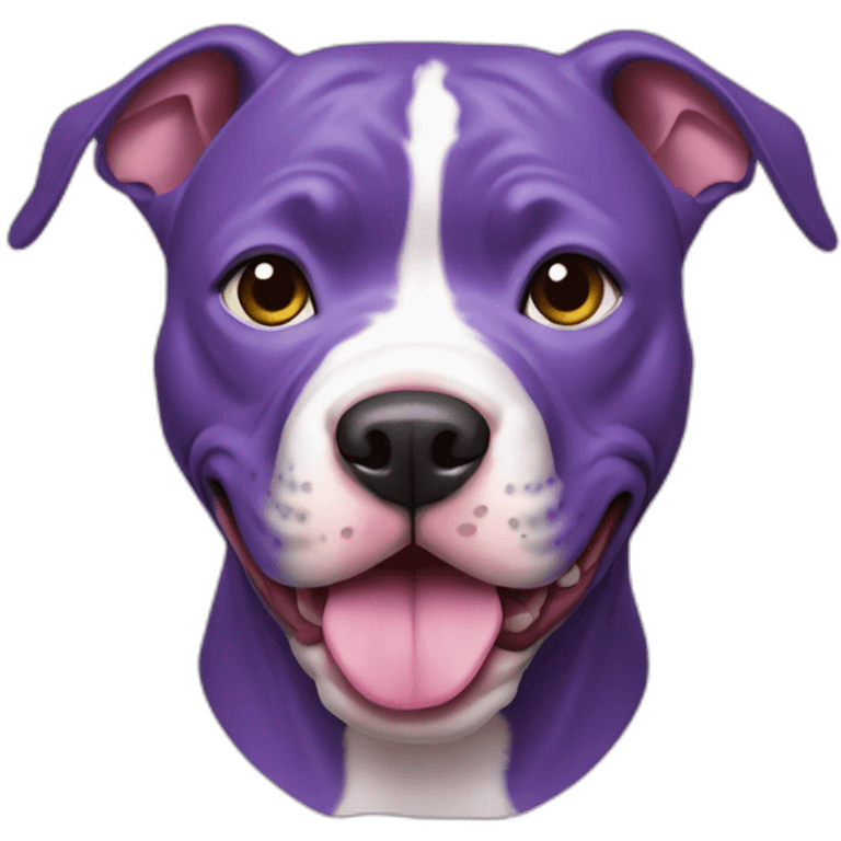 Purple pitbull emoji