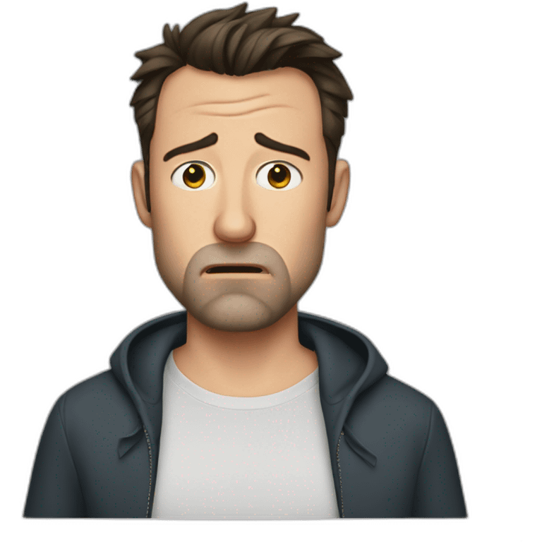 ben affleck crying emoji