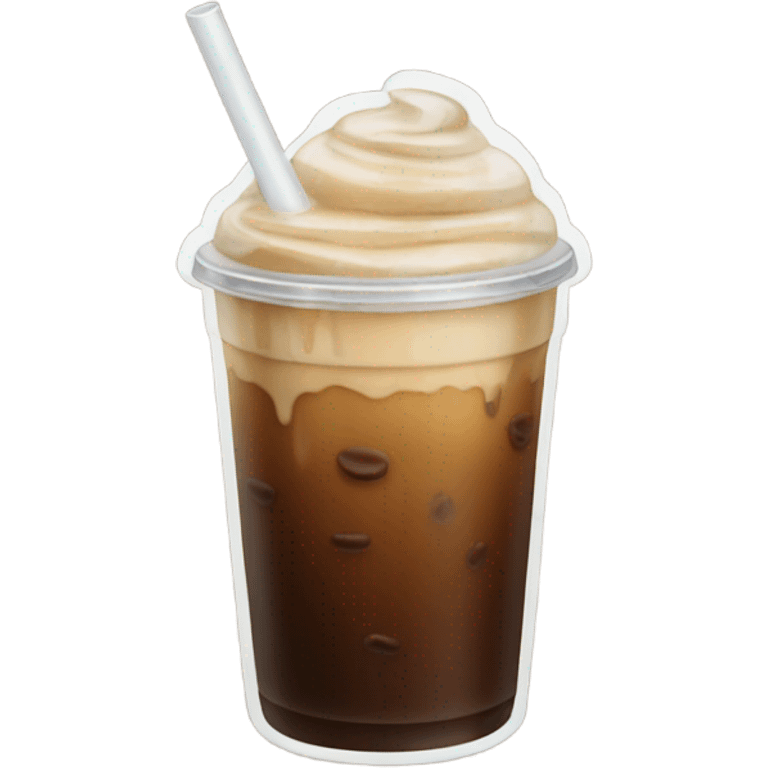 Iced coffee  emoji