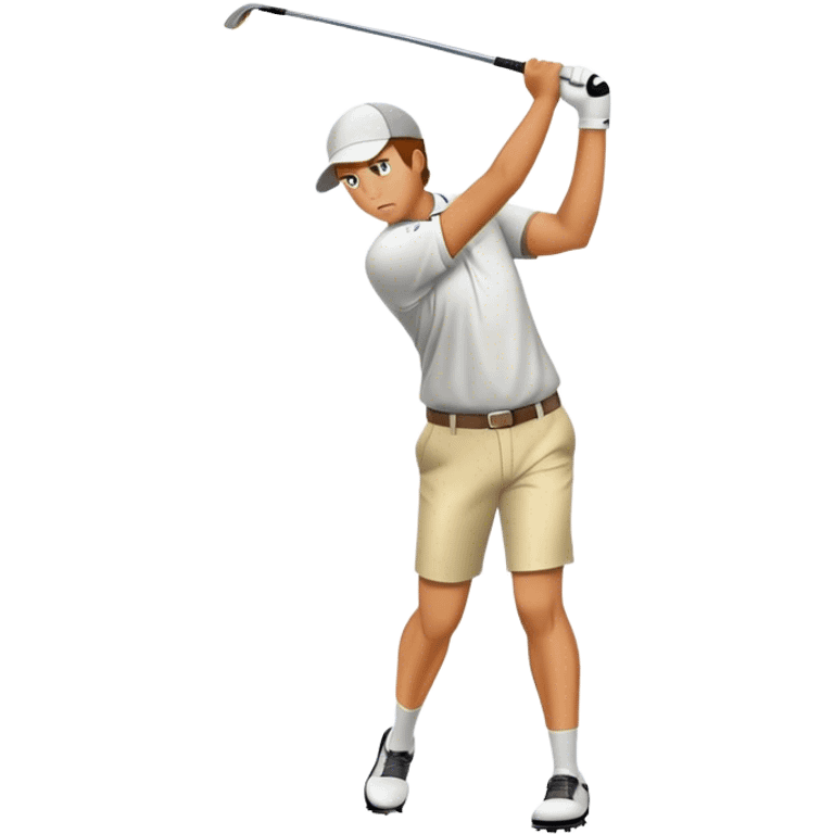 golfer struck by lightning  emoji