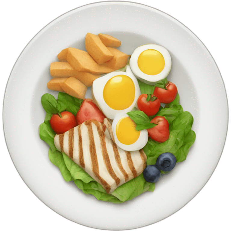 Healthy meal emoji