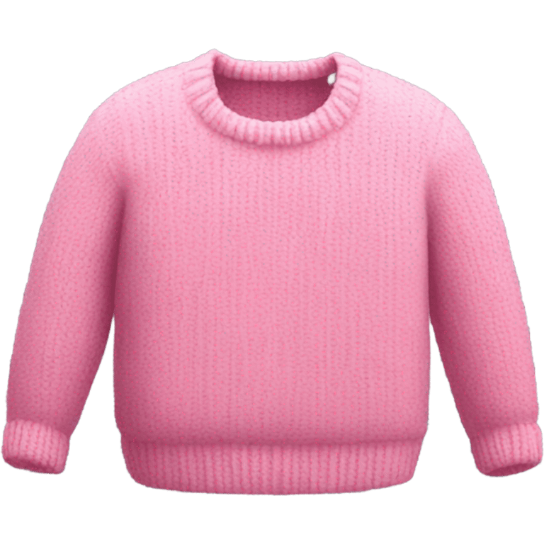 Pink sweater emoji