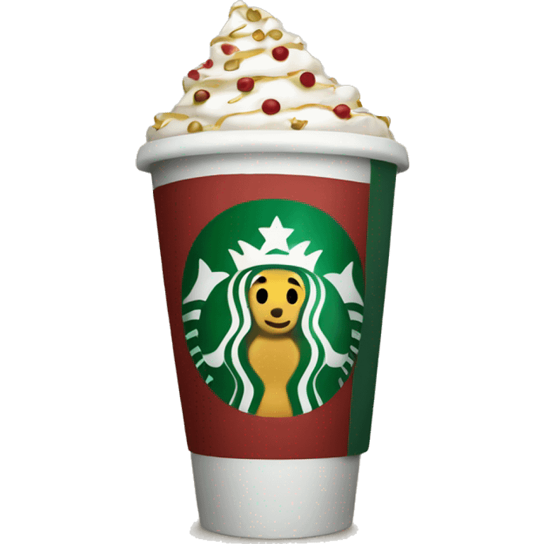 christmas starbucks cup emoji