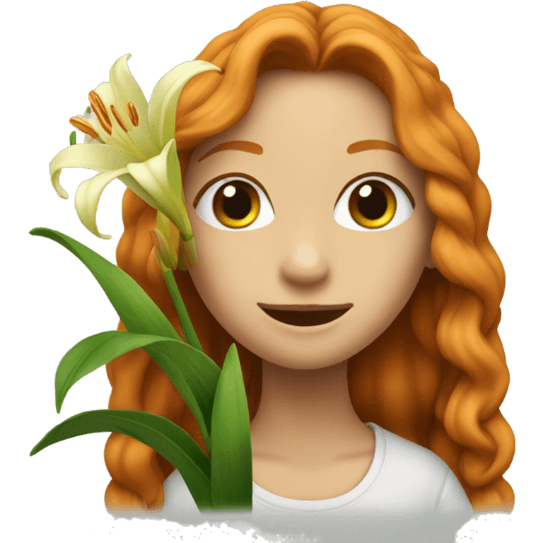 Ginger lily emoji