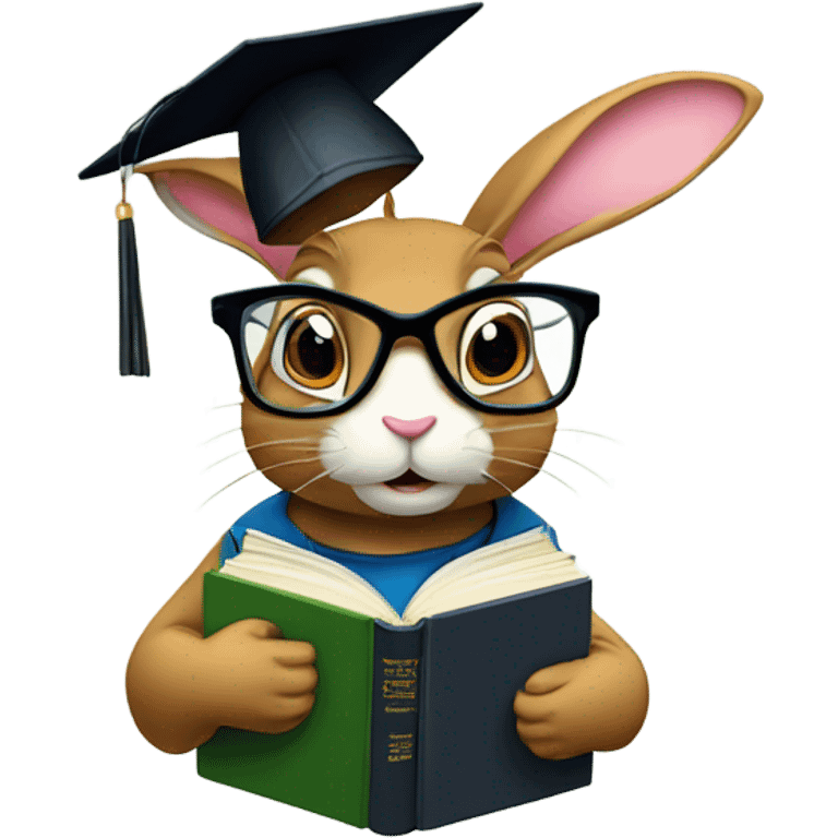 fast rabbit grad student emoji