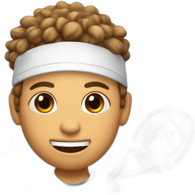 Kawaii Spanish tennis player emoji