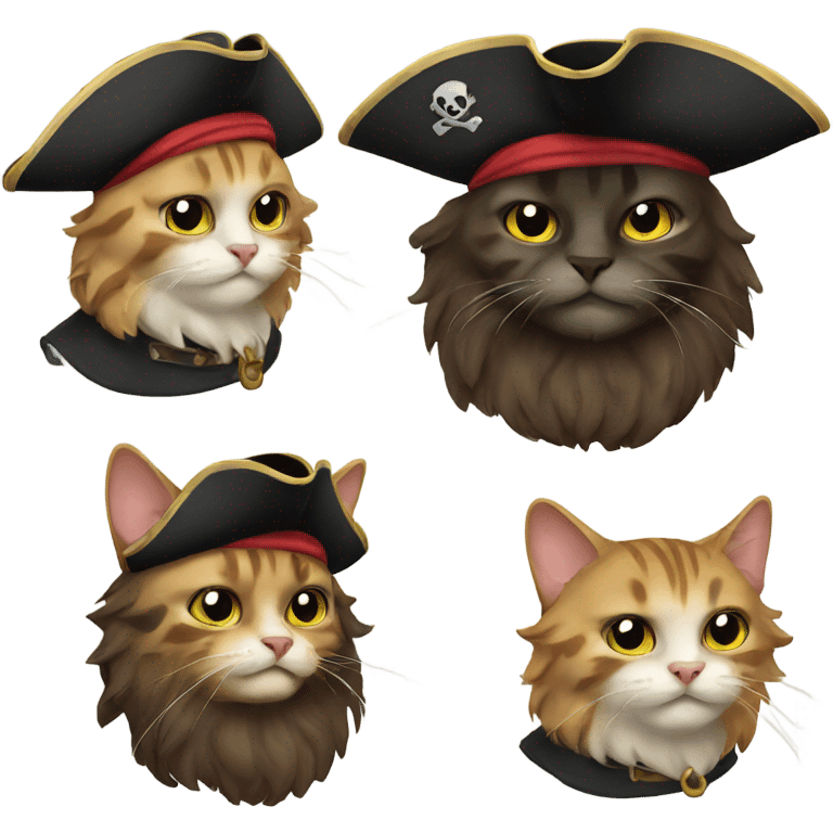 pirate cat emoji