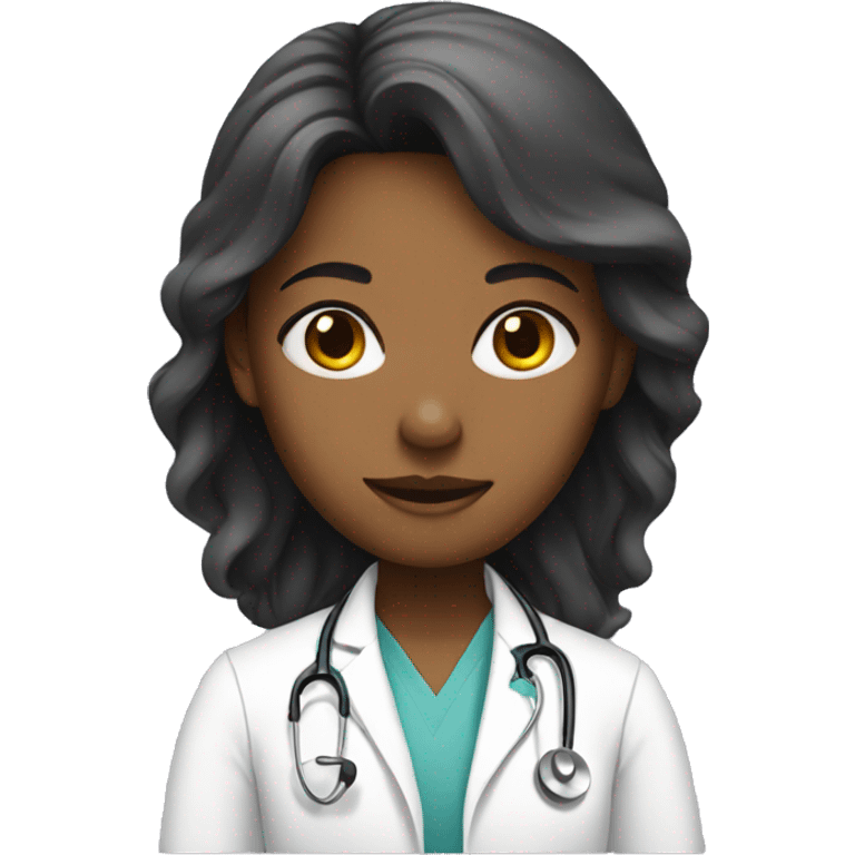 girl doctor emoji