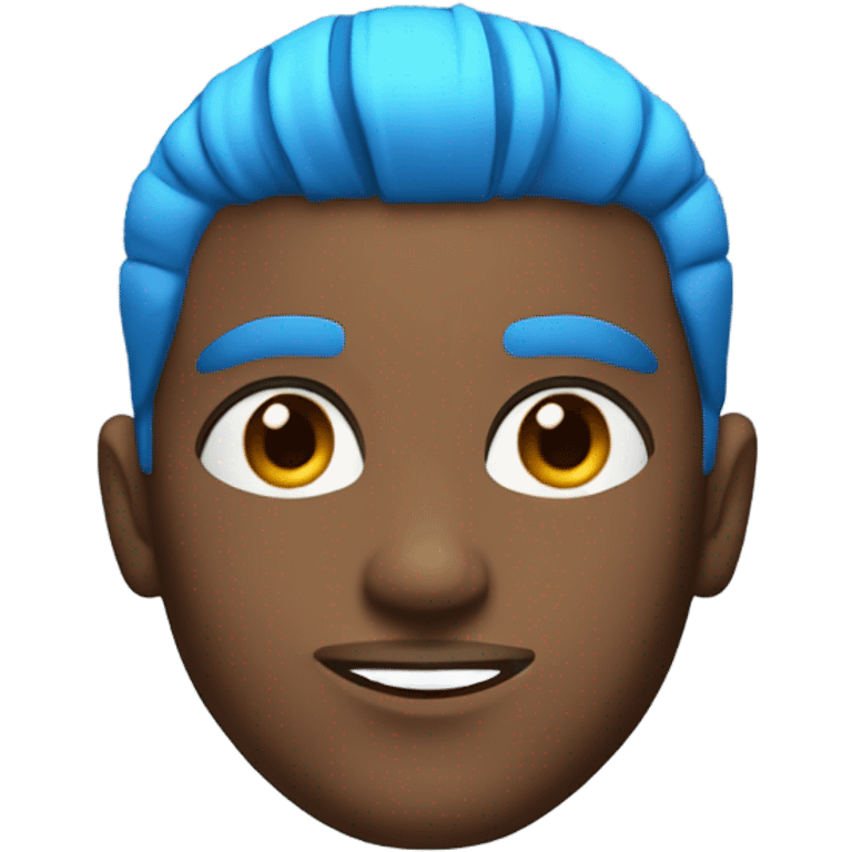 A guy named ninja with blue hair saying imagine if ninja got a low taper fade emoji