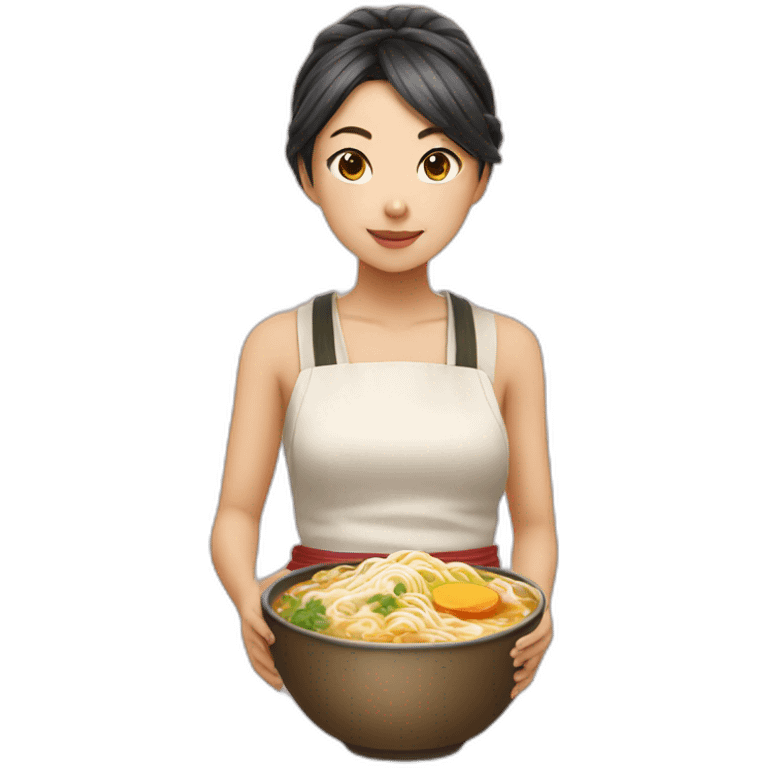 Ramen girl emoji