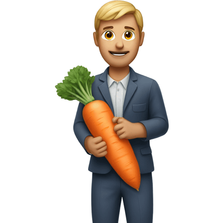 man carrot emoji