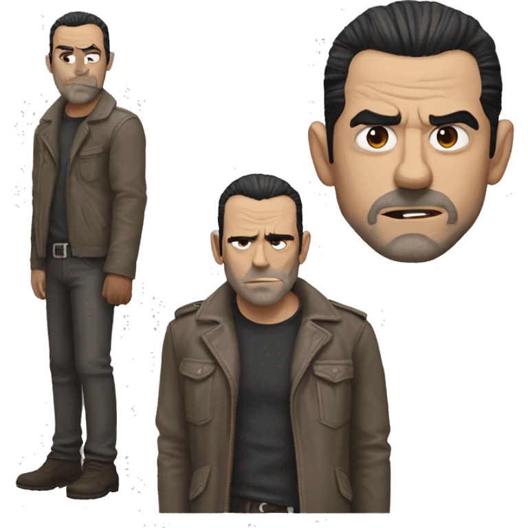 Negan Smith from the walking dead emoji