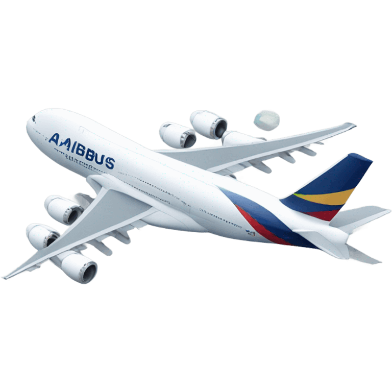 Winking airbus a380 emoji