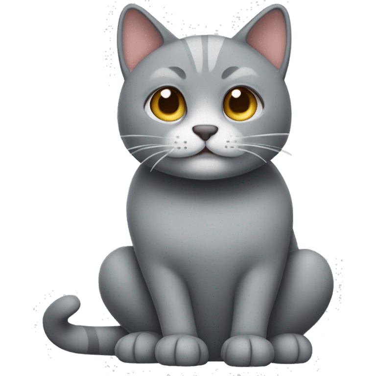 Grey Coach Fold Cat emoji