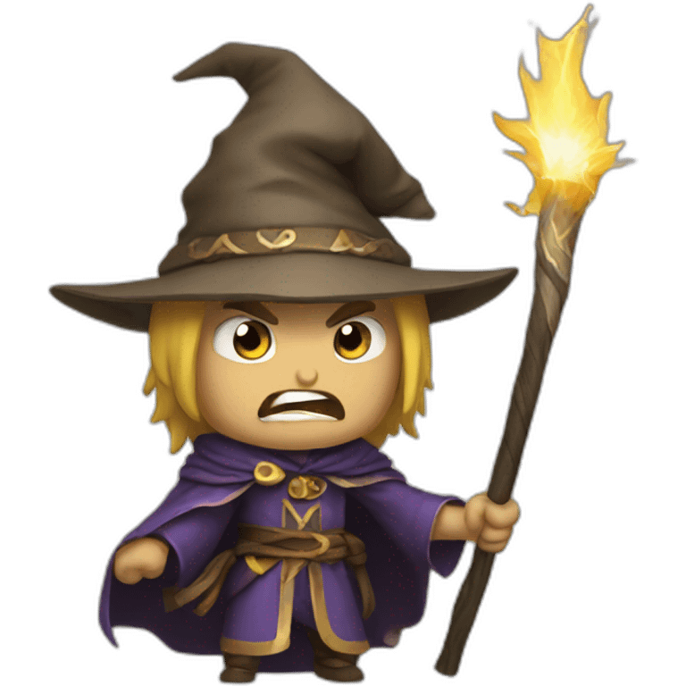 Angry mage emoji