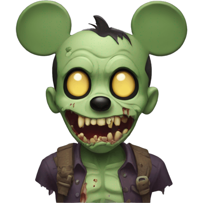 Zombie Mickey emoji