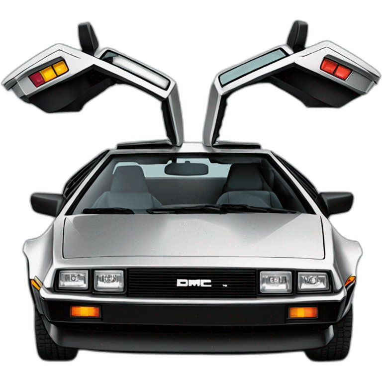 1981 delorean dmc 12 emoji