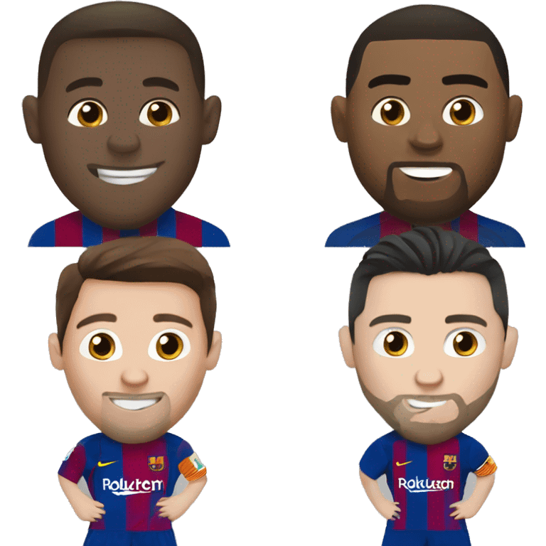 messi and ronaldo emoji