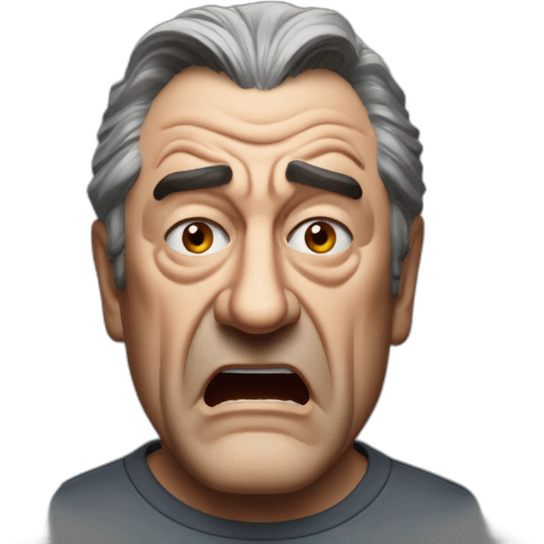 angry robert de niro. emoji