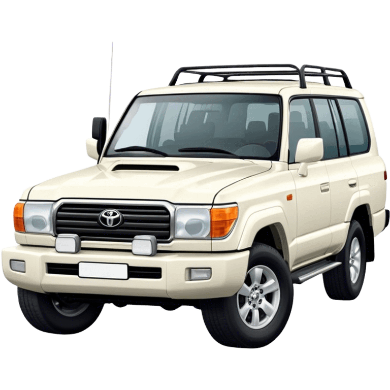 Toyota Land Cruiser - Toyota (Model Year: 2021) (Iconic colour: White) emoji