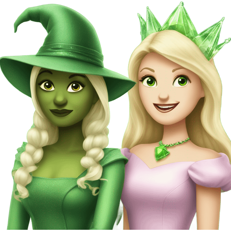 elphaba and glinda emoji