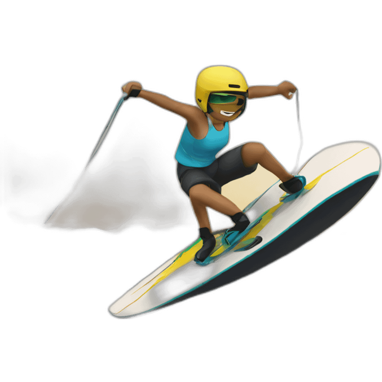 wakeboarding emoji