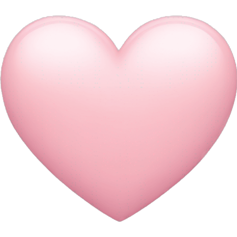 light pink heart  emoji