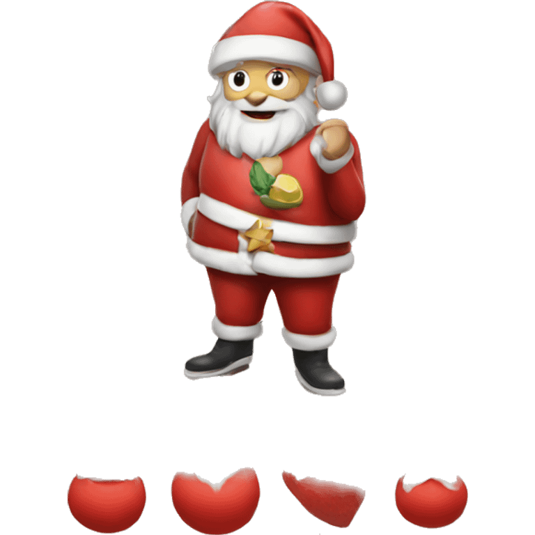 Juicy Santa  emoji