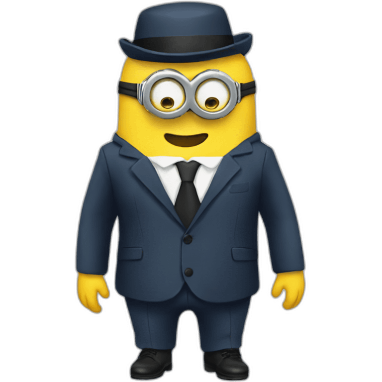 minion in a suit emoji