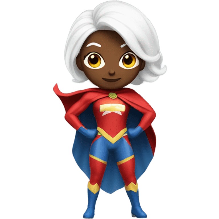 white skin superwoman emoji