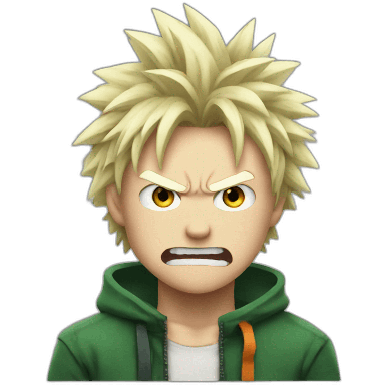 Bakugo angry emoji