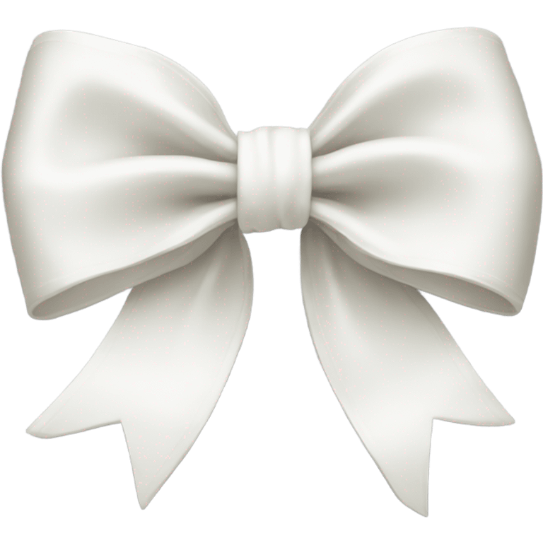 white bow emoji