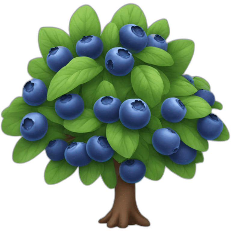 blueberry bush emoji