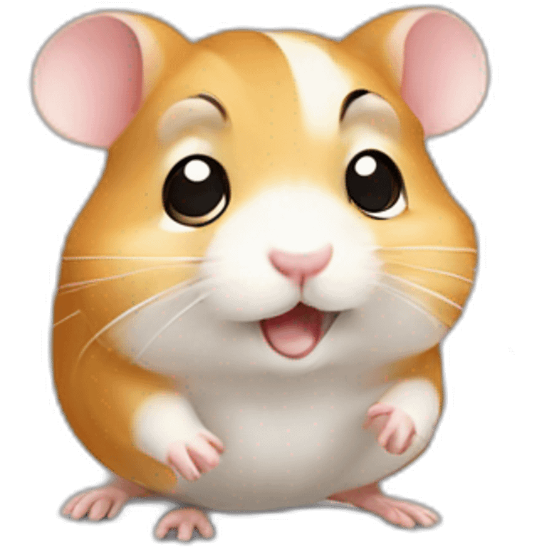 Hamster dansent emoji