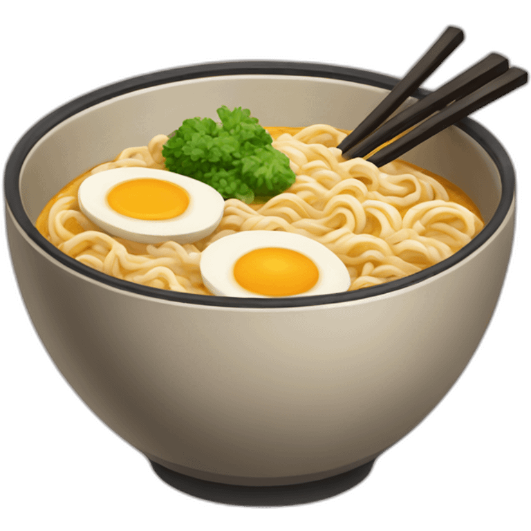 Ramen bowl emoji