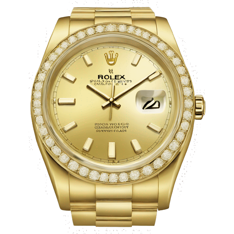 Gold Rolex  emoji