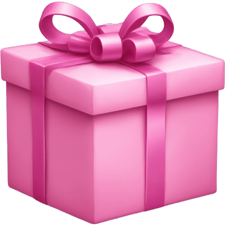 Pink Christmas present emoji