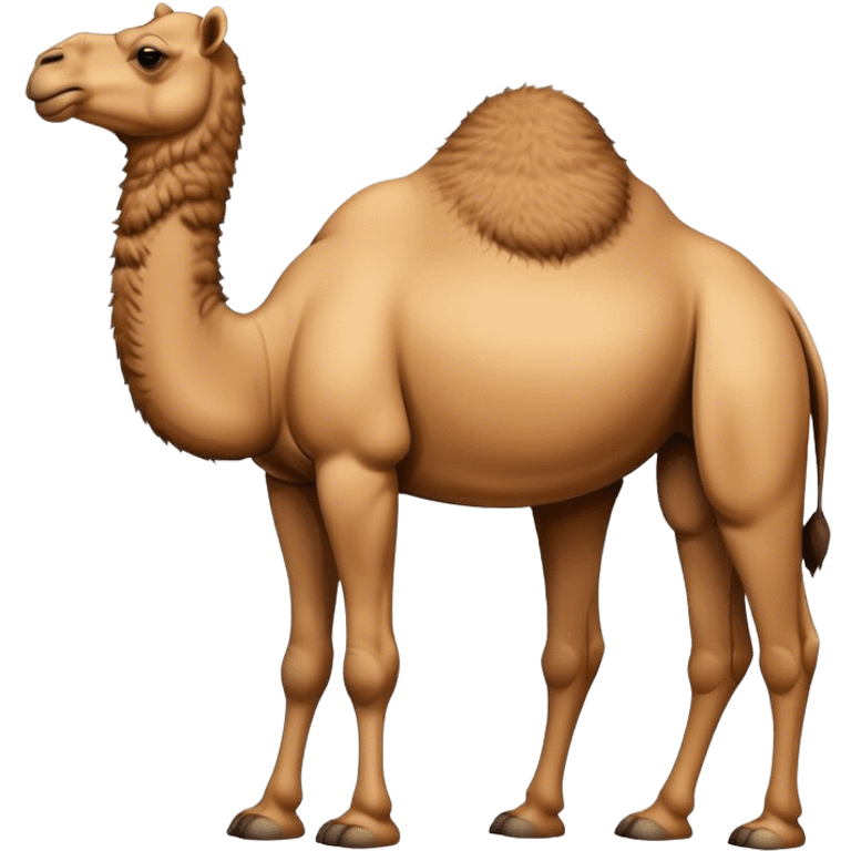 camel with a hump on its belly emoji