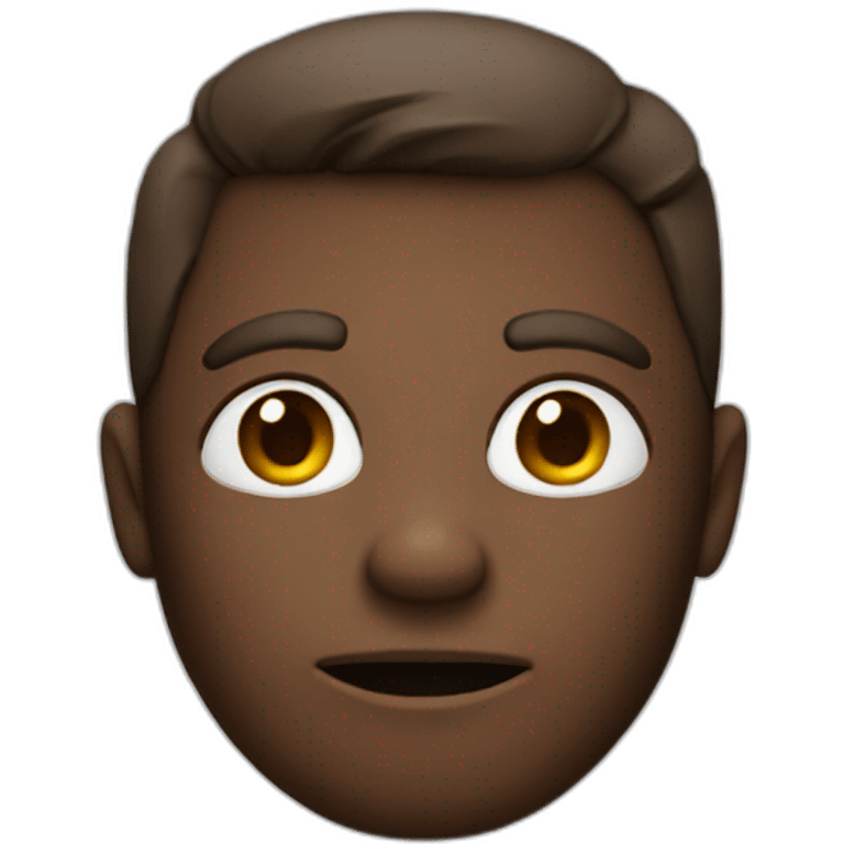 Leather face emoji