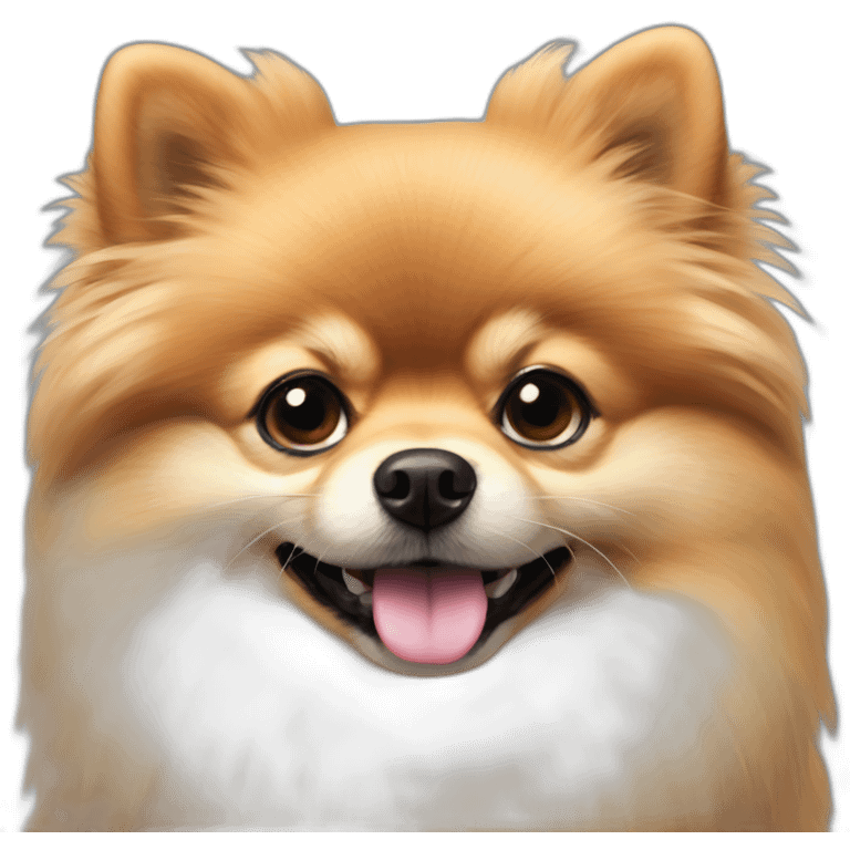 pomeranian seen emoji