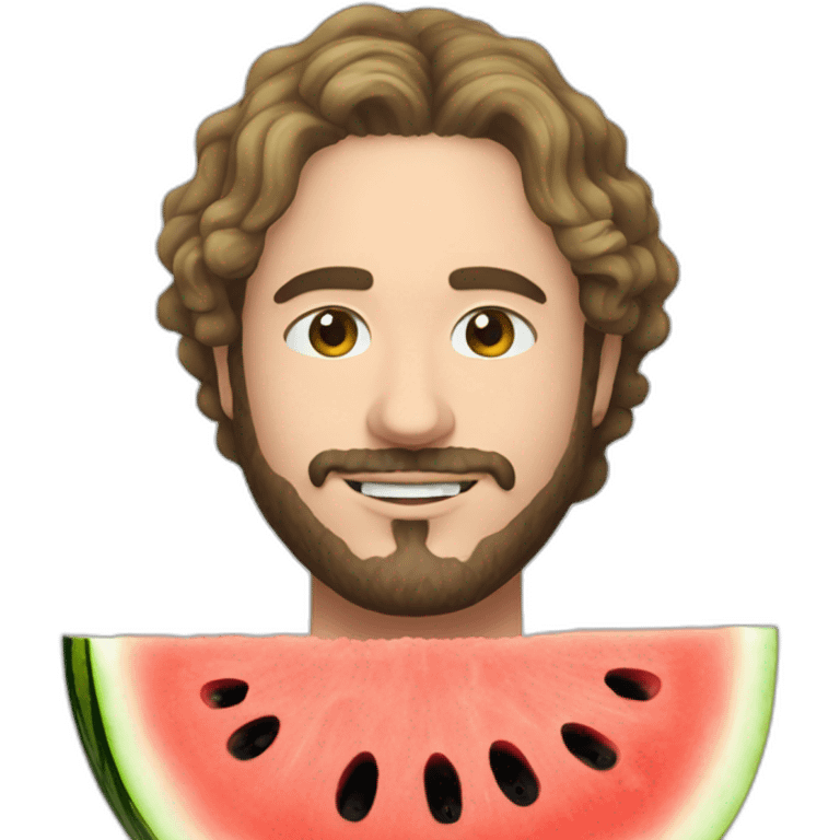 post malone eat watermelon emoji