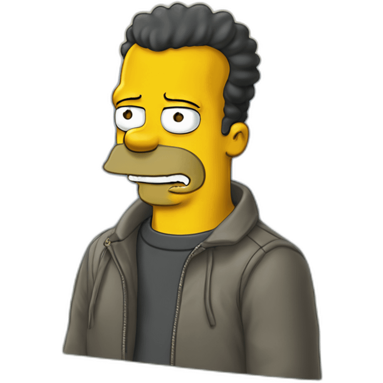 Simpson qui rigole emoji