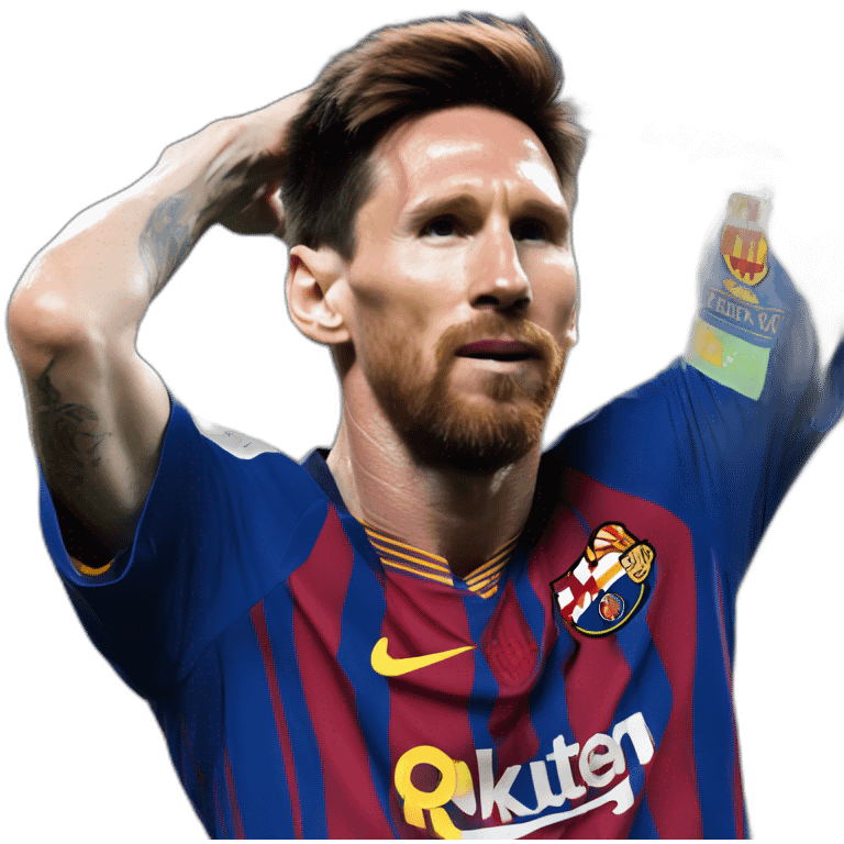 Messi dab emoji