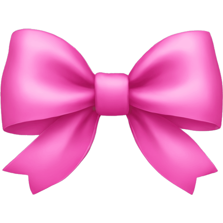 Pink bow emoji