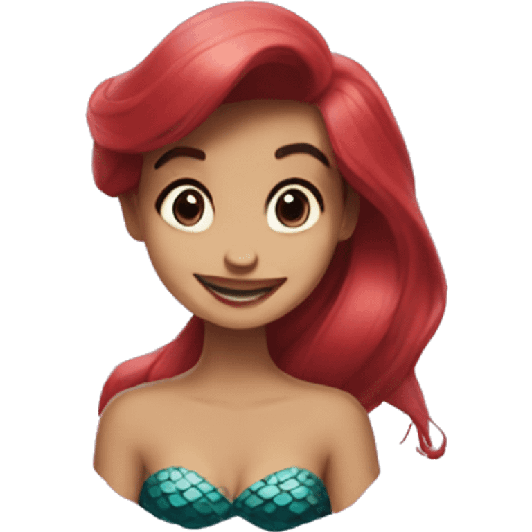 the little mermaid emoji