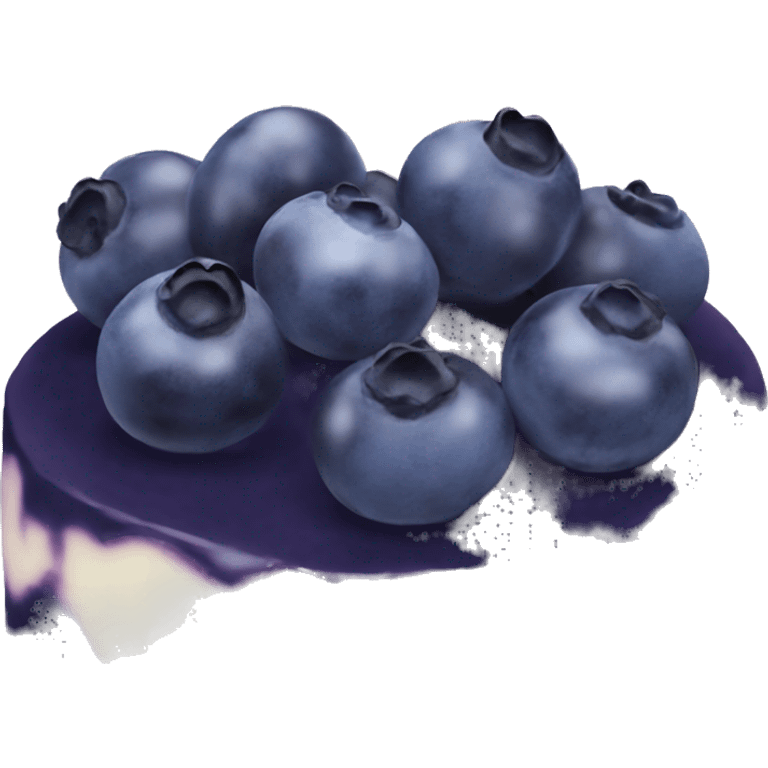 Blueberry Cheesecake  emoji