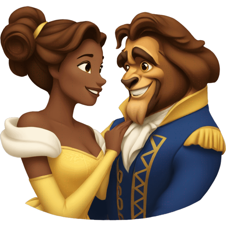 beauty and the beast belle emoji