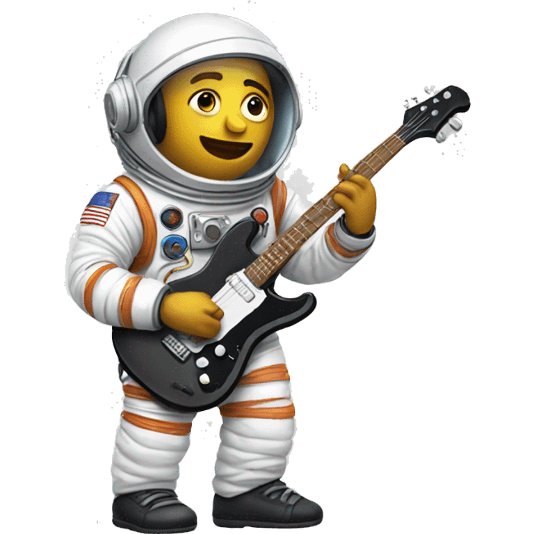 Musician with a space suit emoji