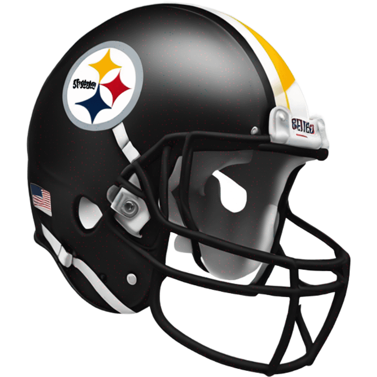 Steelers helmet with logo emoji